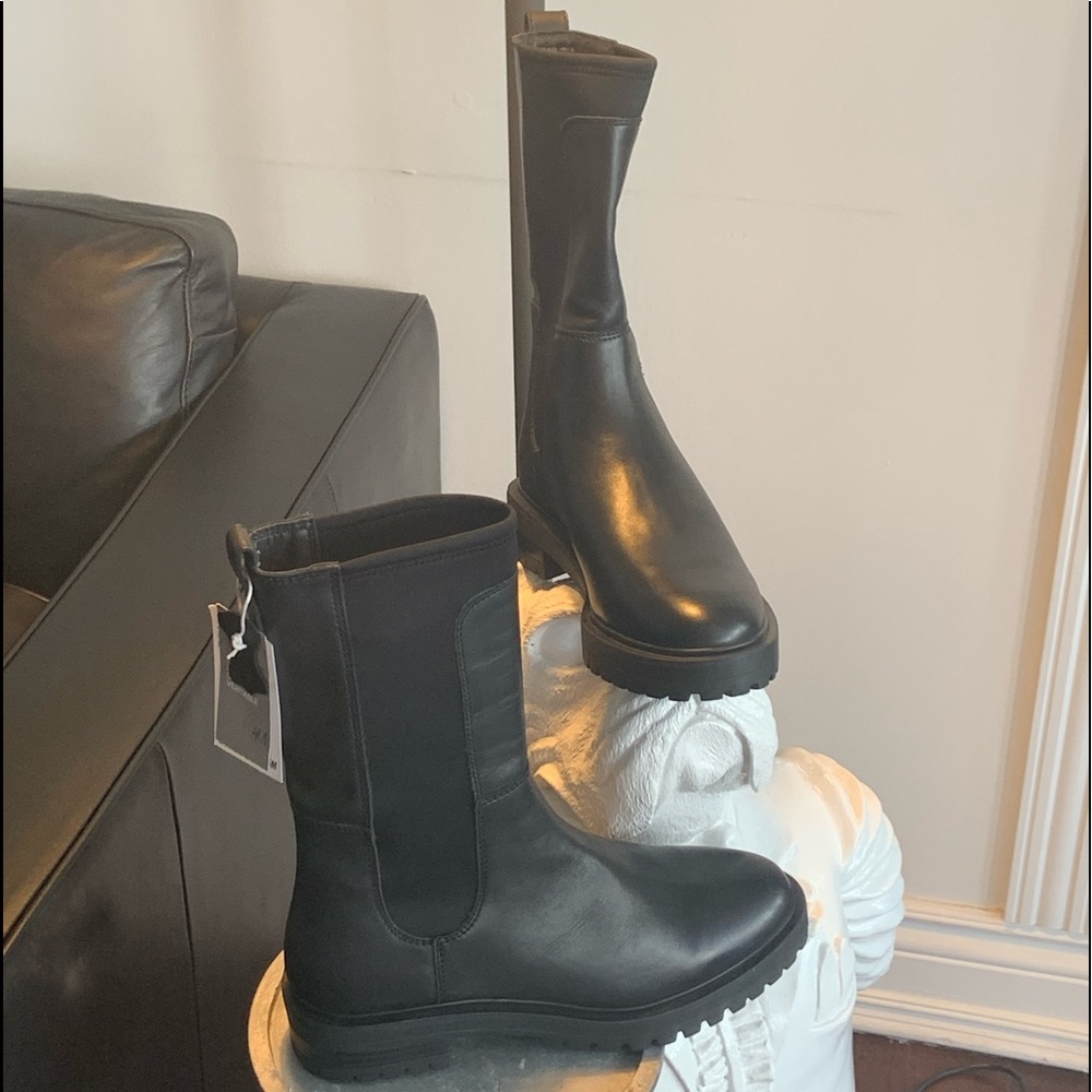 Black Leather Boots